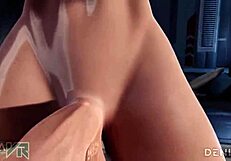 скарлет фейс факинг в дикой 3д аниме акции, чёрт, это горячо! 🔥