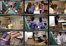 헤이, 산드라 채플이 문제적 환자로서 무대 뒤에서 알몸인 거 봐