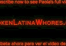 ब्रूनेट पाओला को हार्ड फेसफक, हवा के लिए हांफती, सांस नहीं आती ठीक