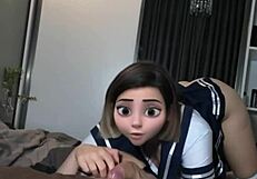 Pasangan Mahasiswa Spanyol Panas Pertama Kali Nyepong Bareng!