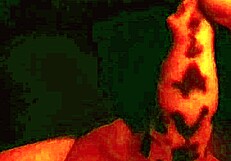 Рисование на члене превращается в экстремальную мастурбацию