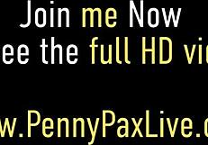 Рыжая Penny Pax контролирует и скачет на твердом члене