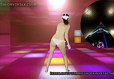 אימון ריקוד VR עם סקס בודיבילדר שרירי