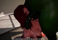 3Д хентаи: Невероватни Халк разбија Црну Удовицу у 4К аналној акцији