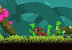 Кинкейд хентай игра порноплей эп 1 уличное двойное проникновение с пушистыми местными в лесу