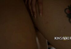 Dad sneaks into cinema to bang little step daughter Lola