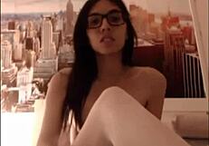 트랜니 웹캠 정액 쇼에 푹 빠졌어