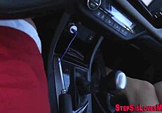 Hot Teen 18+ Brunette Gags on Huge Cock!