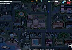 SummertimeSaga: ティーン18歳ベイブがアニメクリームパイシーンで腹筋見せる