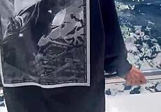 Futut călătoare excitată pe iaht public - al naibii de fierbinte!