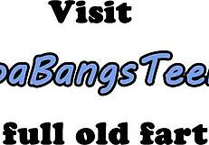 Tiener berijdt pik en krijgt zaad in mond van opa