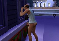 Duas jovens 18+ tesudas convidam vizinho pervertido para foda selvagem em trio! O que elas pensavam espionando pela janela?