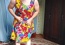 CrossdresserKitty骚气伪娘秀大屁股变身火辣女郎