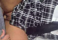 Okuldan çıkarken meksikalı liseli kız çok aktif çıkıyor