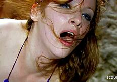 Želim grob anal z Auroro na nudistični plaži