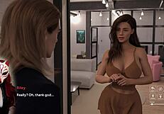 Lelaki tua tengok gadis lancap dalam permainan brothel