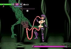 Xenotake变态游戏第6集，性感间谍遭遇外星吞噬癖，狂野内射等你