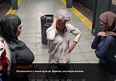 Esra explore les rues d'Istanbul en top transparent pour du sexe public brutal. Playful Fox la guide dans l'ép 2.