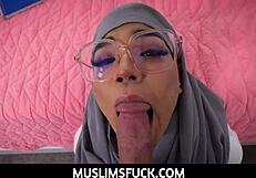 התמזל לי לזיין חזק כוס מזרח תיכונית עם muslimsfuck