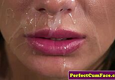 Glamcore euro dostává facial v horkých punčochách