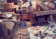 Пизду лижут, потом жестко ебут большим членом любителя