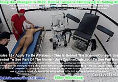 Clov Melany Lopez betrapt op lesbisch feestje wordt hersengespoeld door dokter met handschoenen die kut spreidt