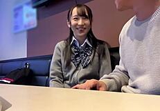 Rina 18, 유니폼 입고 생으로 크림파이 받으며 세게 탄다