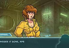 Tetas da April piscam no canal de anime