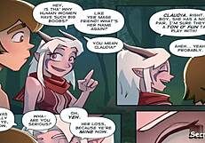 Ung oskuld-elf knullas hårt av prins i djup skogslek