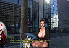 Überwältigt vom Charme der perfekten Hausfrau, ihre großen Titten stehlen jeden Moment. Ich kann ihrem Verführungsspiel in der Öffentlichkeit nicht widerstehen.