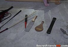 Göğüslü Hanım Sert Bağlama'yı Kölesiyle Sever