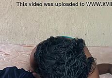 House maid seduction turns wild with fat BBW and big black cock in action.