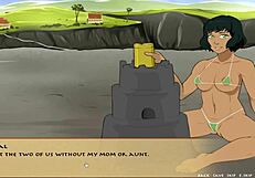 哟，看Korra和Jinora在Hentai中双插