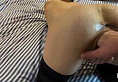 Roughly Stretching My Neighbor’s Pussy Wide and Fisting It Deep at Home