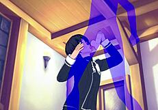 Kirito'nun anime pornoda boşalma ile oral seksini gördün mü hiç?