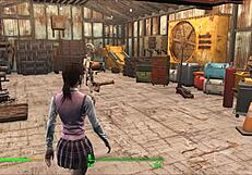 Elie din Fallout 4 ia anal tare de la mașina Synth