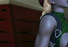 街头霸王6 Cammy 3D 色情动画！