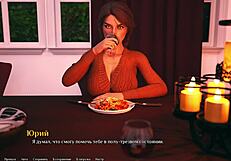 Полный геймплей Being a Dik, часть 11, с горячей хентай-милфой у бассейна! 😍