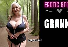 哇，你敢信这饥渴老奶奶在花园里玩野了？她的禁忌性爱故事让我震惊！