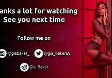 Gia Baker が踊ってからかってずっとハメてくれる！