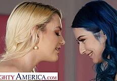 Naughty America: Kenna James dan Jewelz Blu dalam Threesome Panas dengan Pelayan