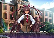 Taimanin Yukikaze 2 Часть 08 Yukikaze Way 05 в черном аниме хентай