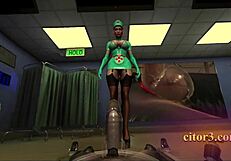 Tengok Jururawat Lateks Ni Dalam Permainan VR 3D Gila