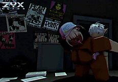 在俱乐部外狠狠干她，充满狂野能量