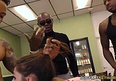 waitress elektra rose gangbanged by black customers hard