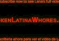 La carina latina con grosse tette Lana prende DP e facciafottuta