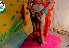 Desi Village Bhabhi Strips Saree for Intense Finger Play and Hard Chudai