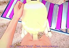 ビーチでMarin Kitagawaを見つけてこっそりフェラしてもらった