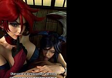 Miss Fortune Et Ahri Font Sexe Hentai Sans Censure