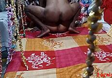 Primera noche de esposa india recién casada capturada en video casero